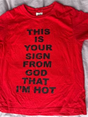 OGBFF graphic text tshirt size small
